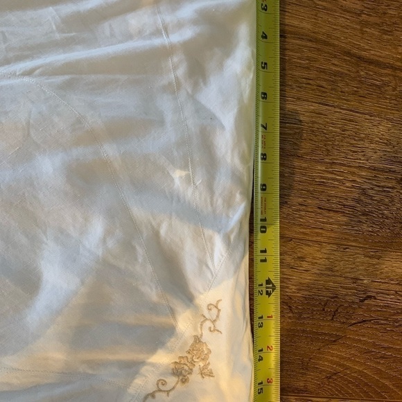 - Emma james long linen skirt color cream size 10 - Picture 5 of 6